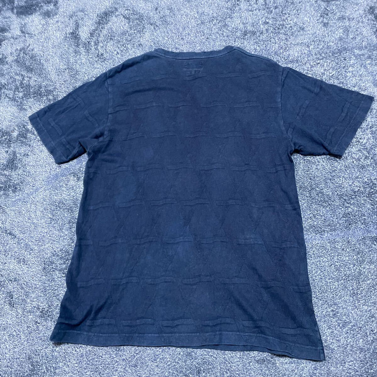 BLUE BLUE JAPAN PURE INDIGO ブルーブルージャパン インディゴ染め 半袖Tシャツ メンズサイズ3 ARIGATOの画像6
