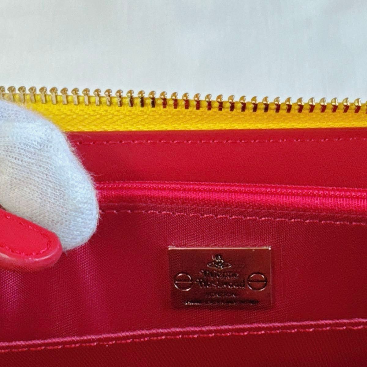☆新品☆Vivienne Westwood 55VV355 エナメル 赤 レッド 長財布 ウォレット 財布