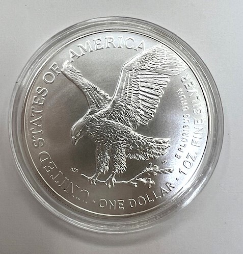 2024年 アメリカ イーグル ウォーキングリバディ 1ドル/1オンス銀貨⑨の画像2