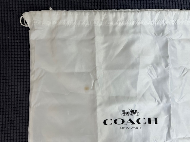 COACH/コーチ F20937 ショルダーバッグ　　_袋はオマケとなりますが、汚れがあります。