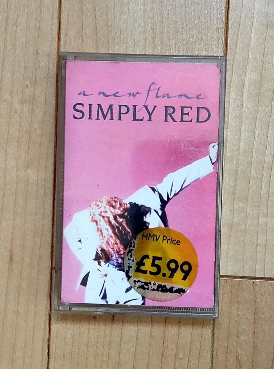 SIMPLY RED カセットテープ シンプリー・レッド cassette tape ミック・ハックネル UK _画像1