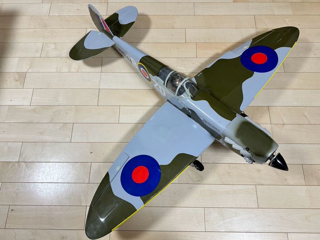 ラジコン 飛行機 RC スケール機 エンジン機 動作品 スピットファイア Spitfire 40クラスの画像1