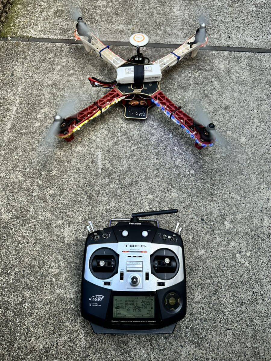 DJI ドローン RCドローン F450 NAZA FUTABA T8FG送信機付き　即飛行可能 _画像2