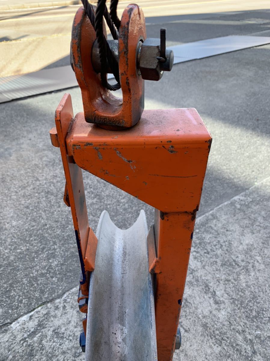 中古】アルミケーブル滑車 超特大 直径540㎜ 金車/吊車 入線 中古】アルミケーブル滑車 超特大 直径540㎜ 金車/吊車 入線