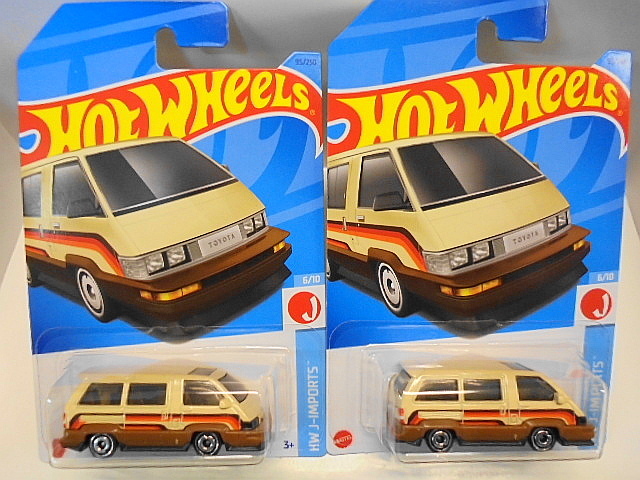 Hotwheels 1986 トヨタ バン 2台セット ミニカー ホットウィール タウンエース マスターエース_画像1