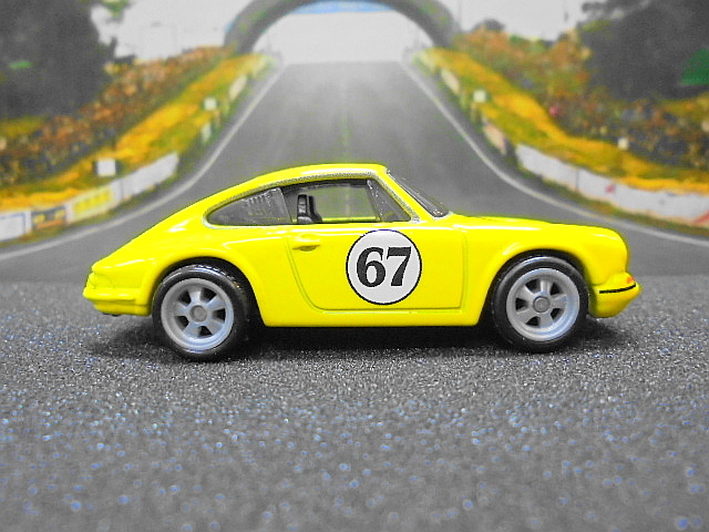 ルース品 Hotwheels 1967 ポルシェ 911 R ミニカー ホットウィール プレミアムコレクターの画像3