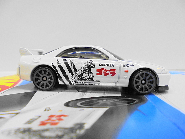 ルース品 Hotwheels ニッサン スカイライン GT-R R33 ミニカー ホットウィール ゴジラ_画像3