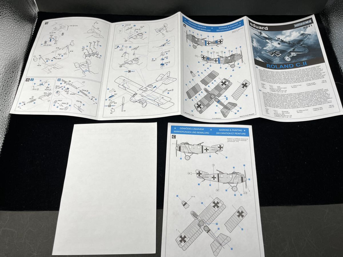 エデュアルドeduard 1/48 ローランドRoland C. II プロフィパックPROFIPACK 【未組立】_画像8