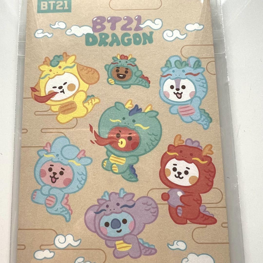 BT21 Mang スパークスラウンド缶 スクエア缶 チョコパック ポチ袋 4点_画像8