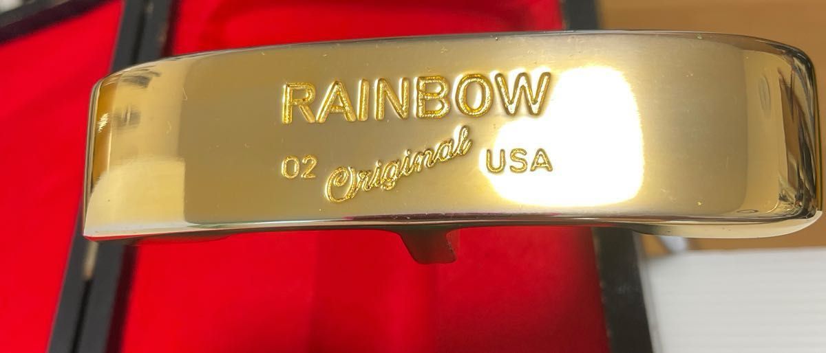 RAINBOW 02 ORIGINAL USA 純金メッキ 24K T-LINE パター  ハードケース付 