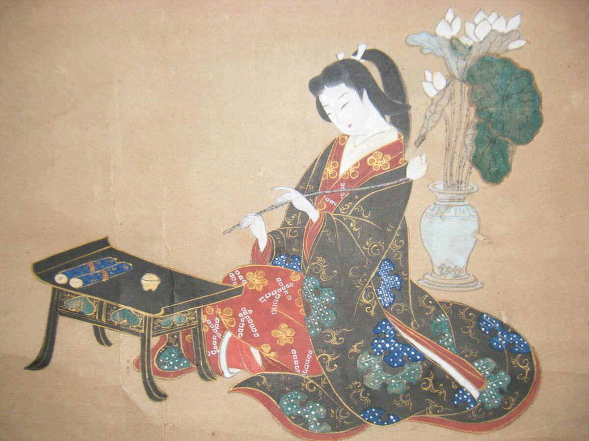 Yahoo!オークション - 【模写】掛軸 土佐光貞 人物・姫 古美術 Yahoo!オークション - 【模写】掛軸 土佐光貞 人物・姫 古美術