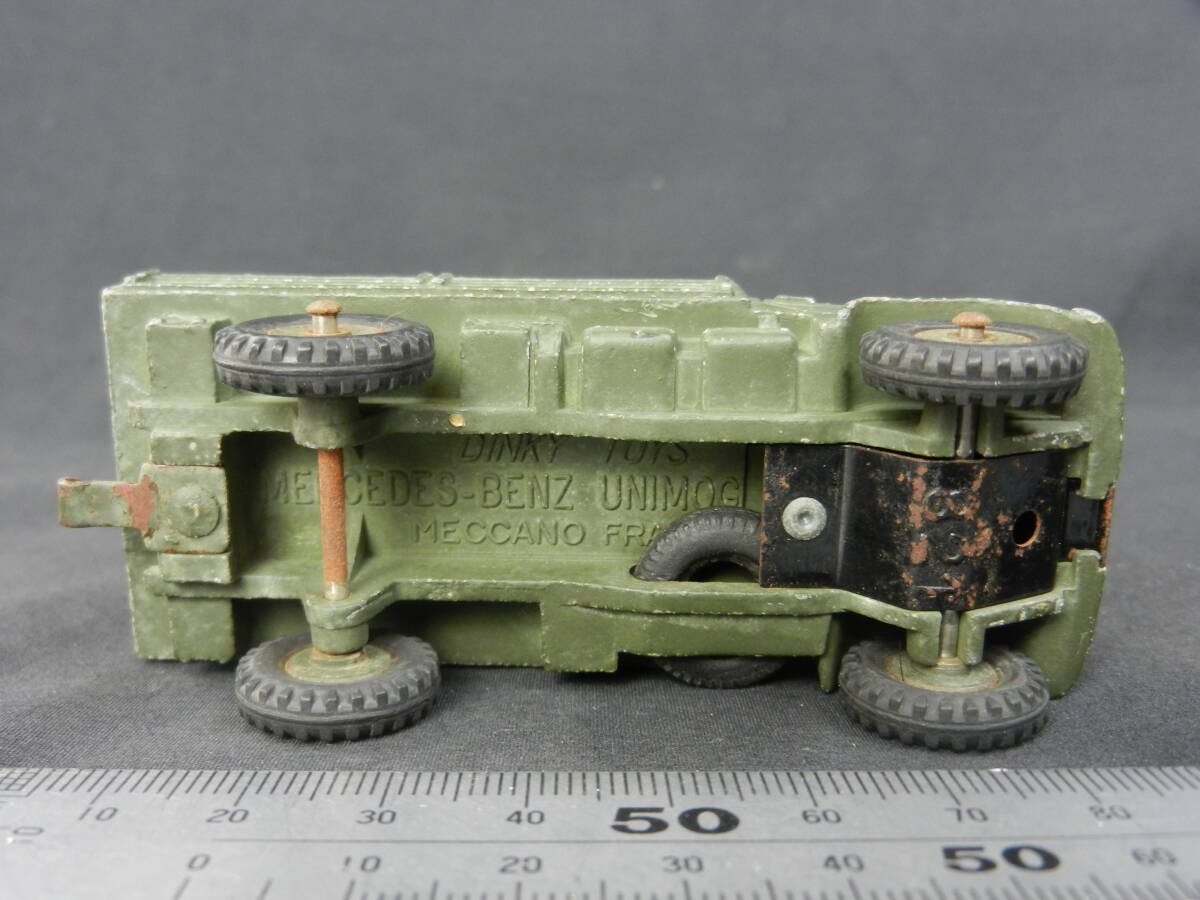 DINKY TOYS 821 CAMIONNETTE UNIMOG MERCEDES-BENZ 箱なし フランス製 ディンキー ウニモグ メルセデスベンツの画像3