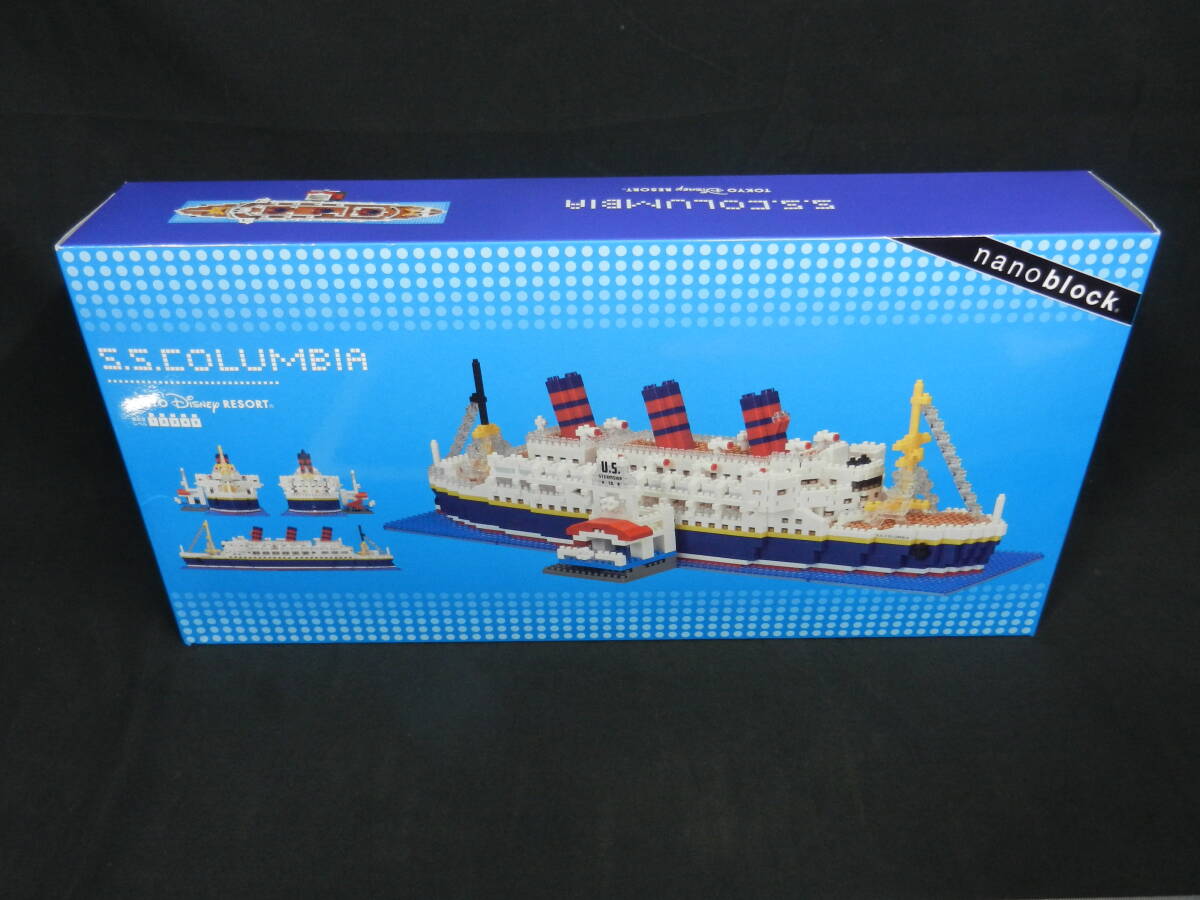 ナノブロック 東京ディズニーシー S.S.コロンビア号 内袋未開封 未組み立て nanoblock S.S.COLUMBIA TOKYO DISNEY RESORTの画像1