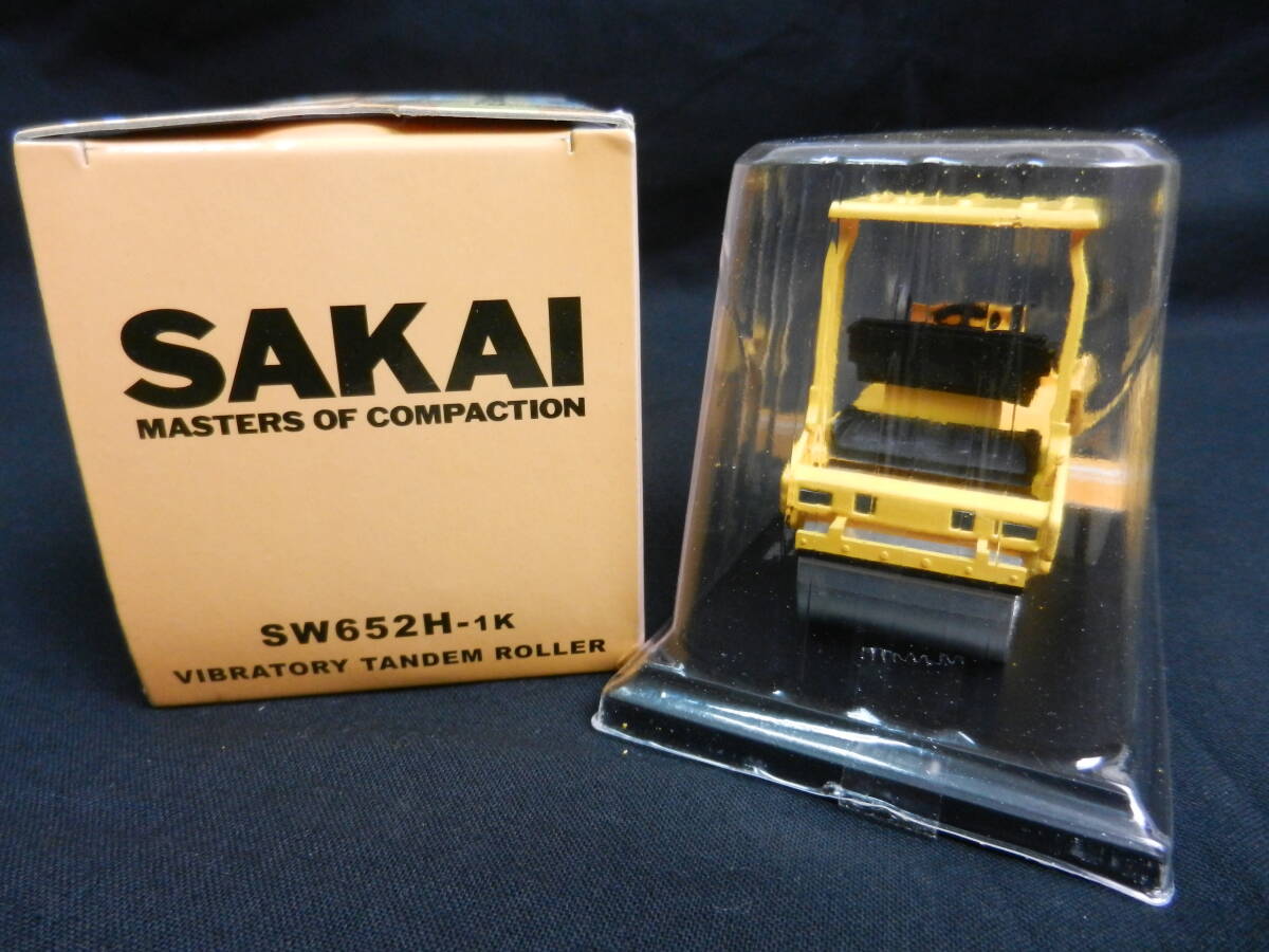 1/50 SAKAI SW652H-1K VIBRATORY TANDEM ROLLER 箱入り 非売品 ノベルティ サカイ タンデムローラー_画像5
