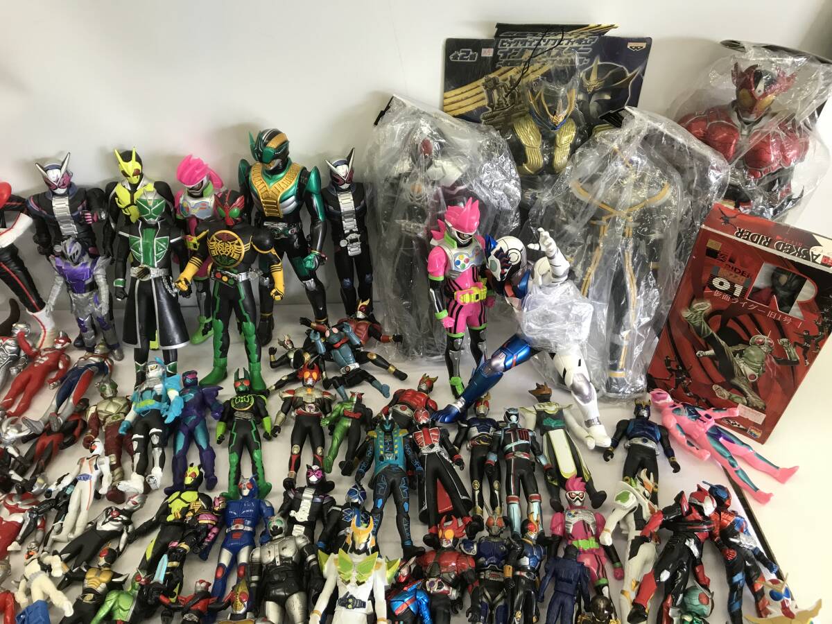 ★◆【ジャンク】仮面ライダー ウルトラマン 戦隊シリーズ 怪獣 ソフビ人形 大量セット 傷汚れ欠品破損有り 昭和レトロ 160サイズ_画像8