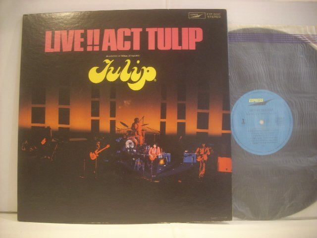 ● ダブルジャケット LP チューリップ / ライブ!! アクト チューリップ LIVE!! ACT TULIP 1973年 ETP-9097 ◇r60405_画像1