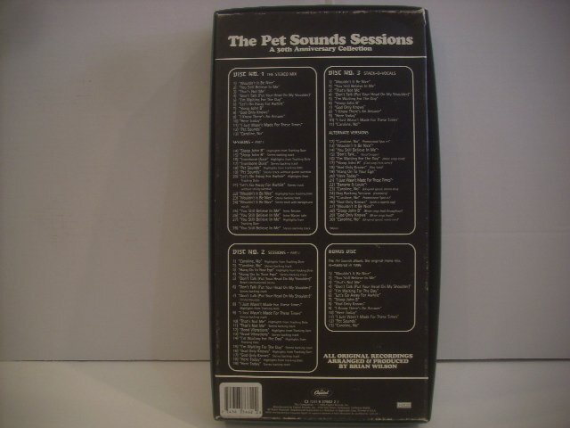 ● 3枚組 CD BOX (紙ジャケCD欠品) THE BEACH BOYS / THE PET SOUNDS SESSIONS ビーチボーイズ ペットサウンズセッションズ ◇r60429_画像2