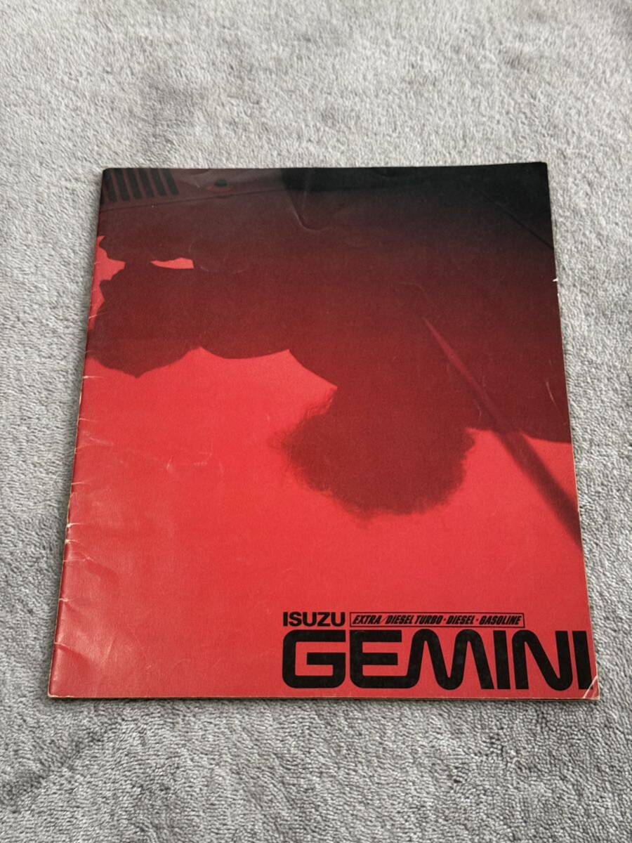 1984 year 12 month Isuzu Gemini catalog PF50 PFD60 bee maru 80 period 