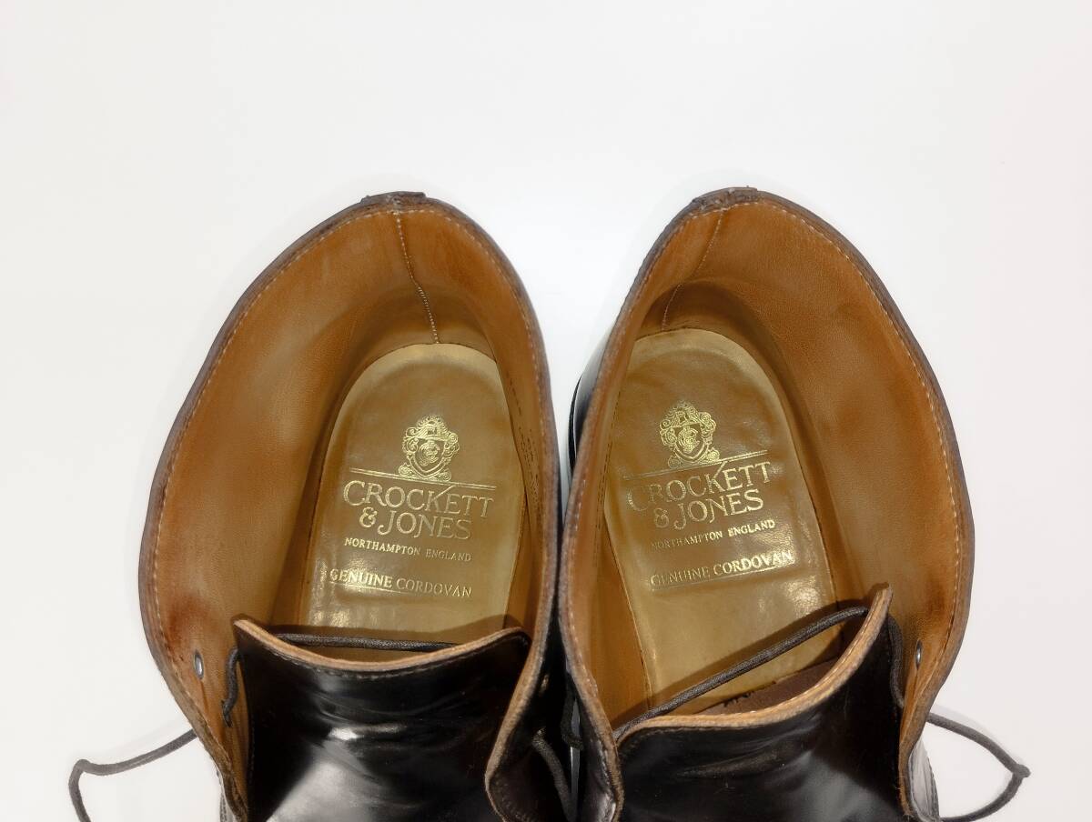 Crockett & Jones CHERTSEY Cordovan　クロケットアンドジョーンズ　チャートシー　シェルコードバン仕様_画像3