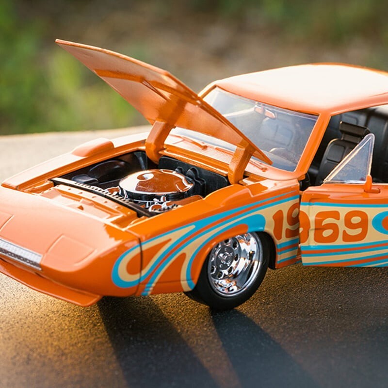 JADA TOYS 1:24 I LOVE THE 1960's 1969 DODGE CHARGER DAYTONA ミニカー_画像8