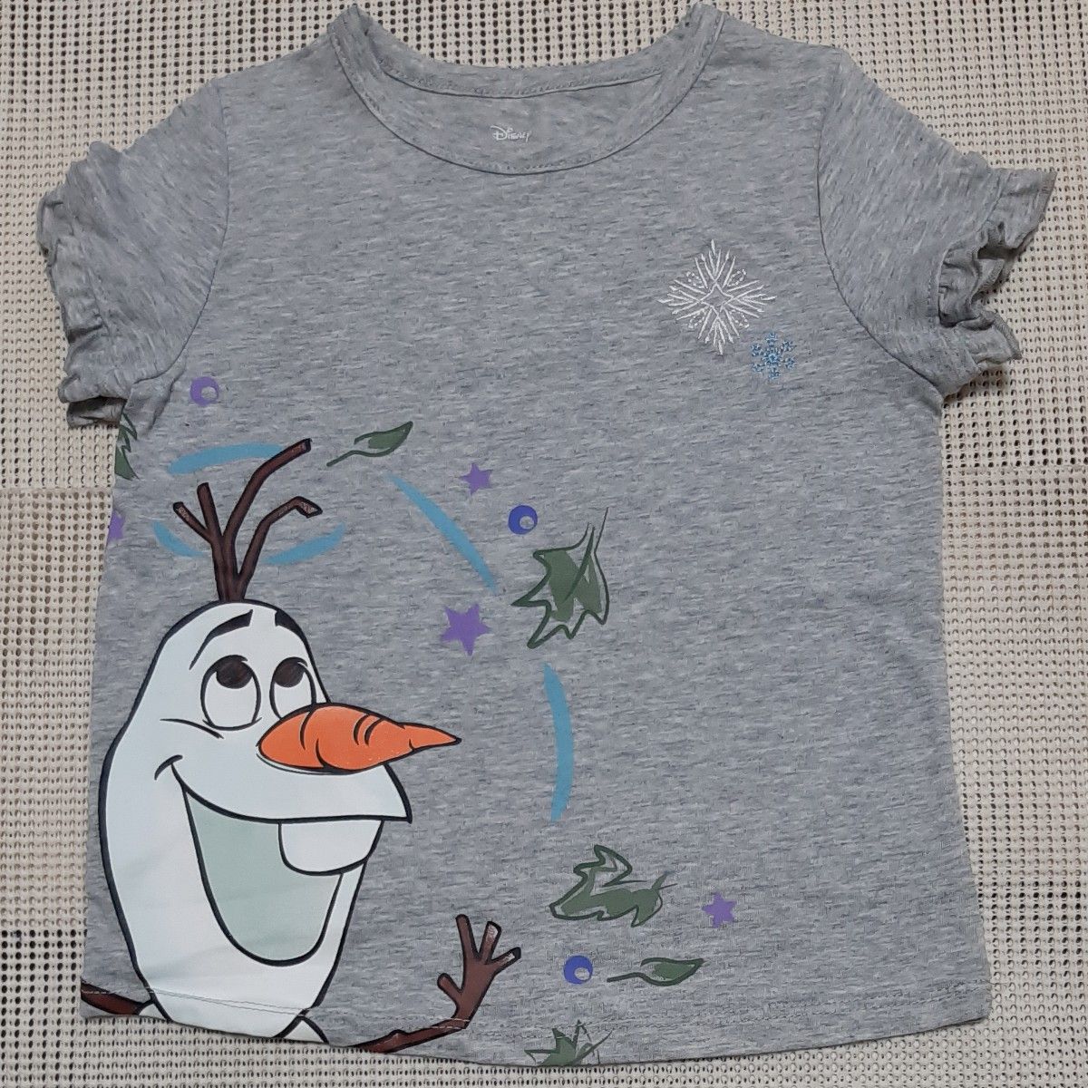 Tシャツ 半袖Tシャツ Disney　アナと雪の女王　オラフ