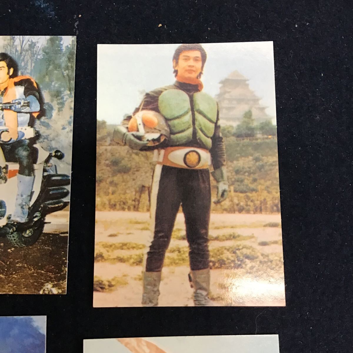 仮面ライダーカード カルビー 1999 走れサイクロン　140 合計7枚　送料一律180円　復刻_画像3