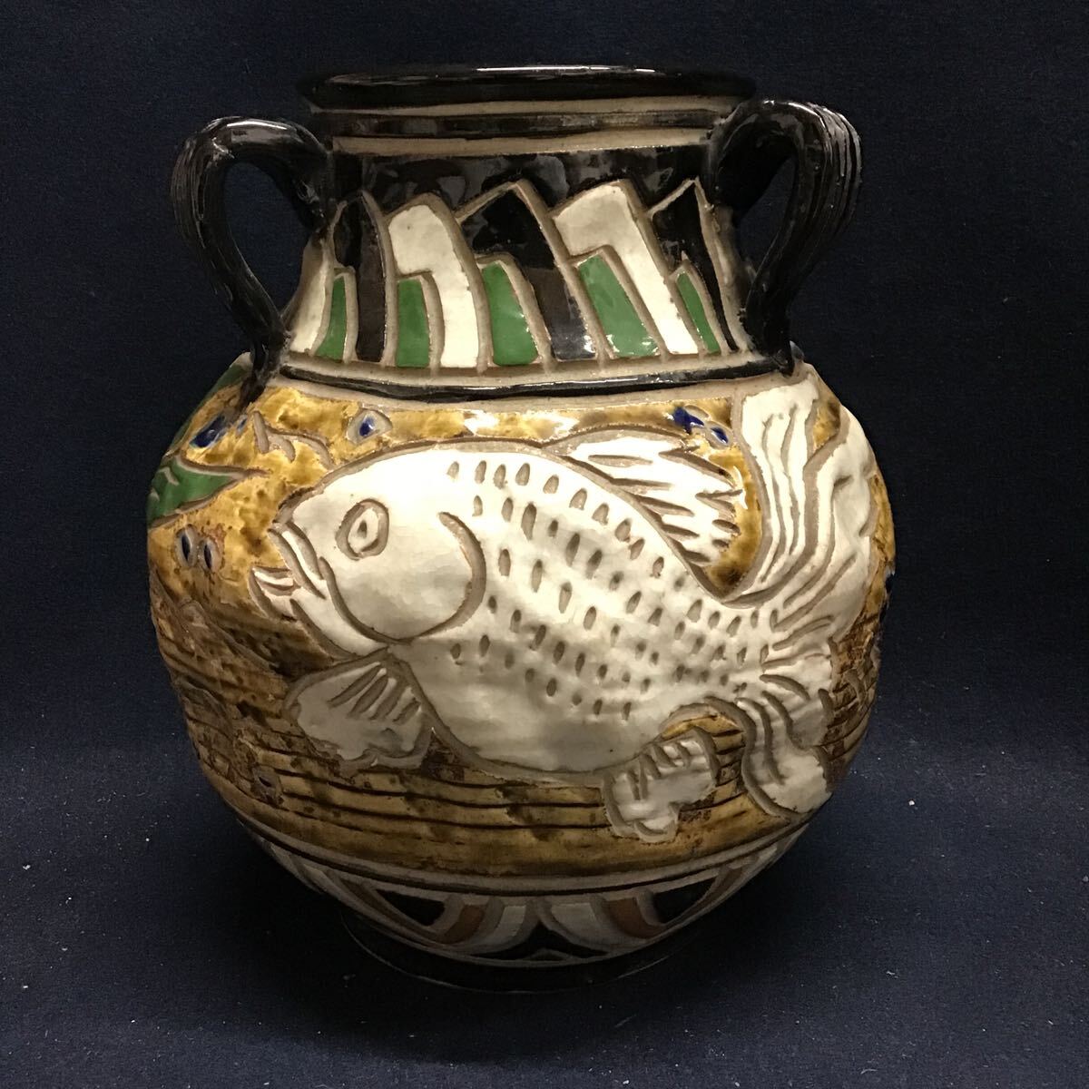 琉球 琉球古典焼 壺 花瓶 ホビー・楽器・アート 琉球 琉球古典焼 壺 花瓶 ホビー・楽器・アート