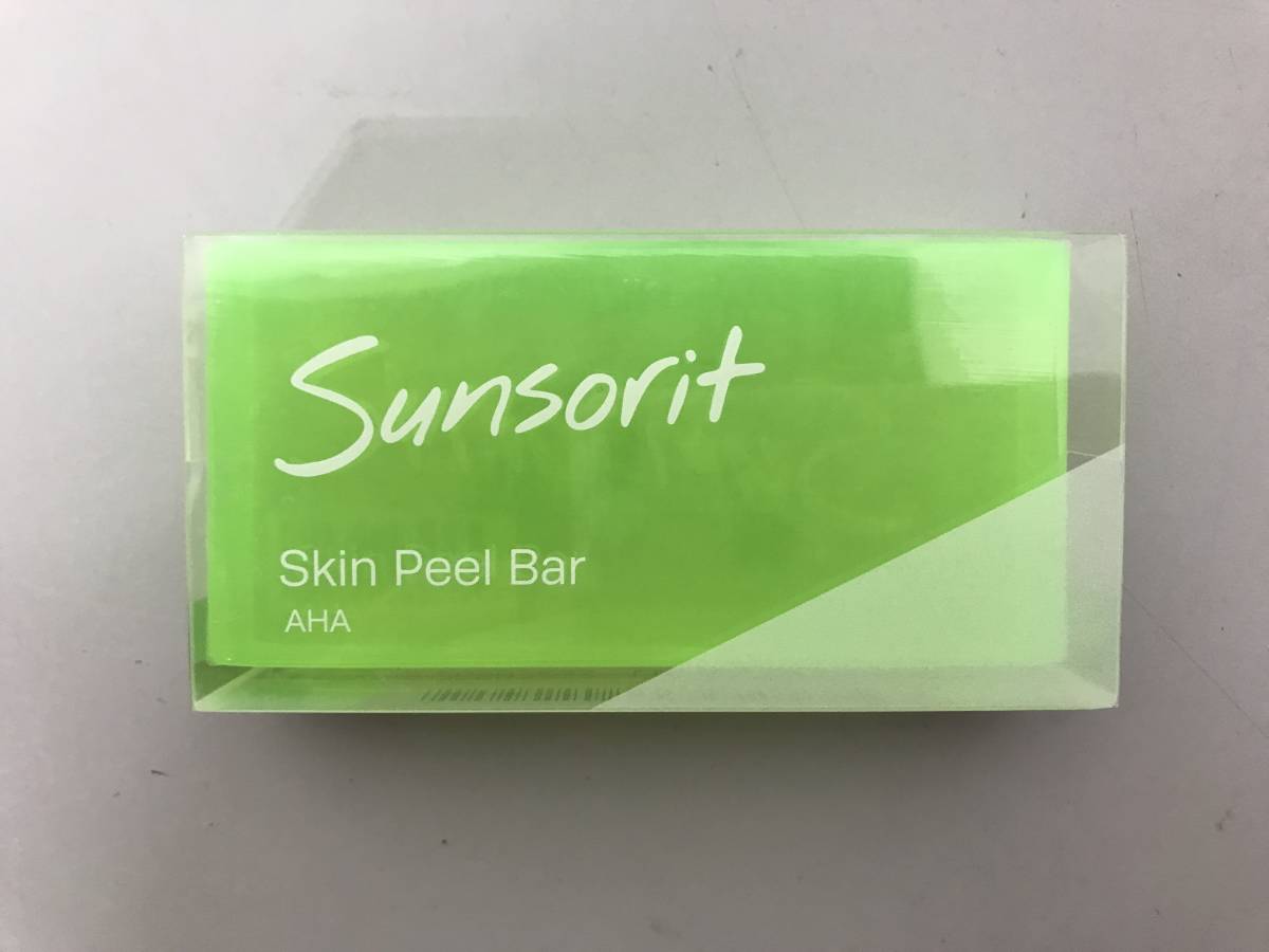 人気 Sunsorit Skin Peel Ber サンソリット スキンピールバー AHA グリーン石鹸 135ｇ ②の画像1