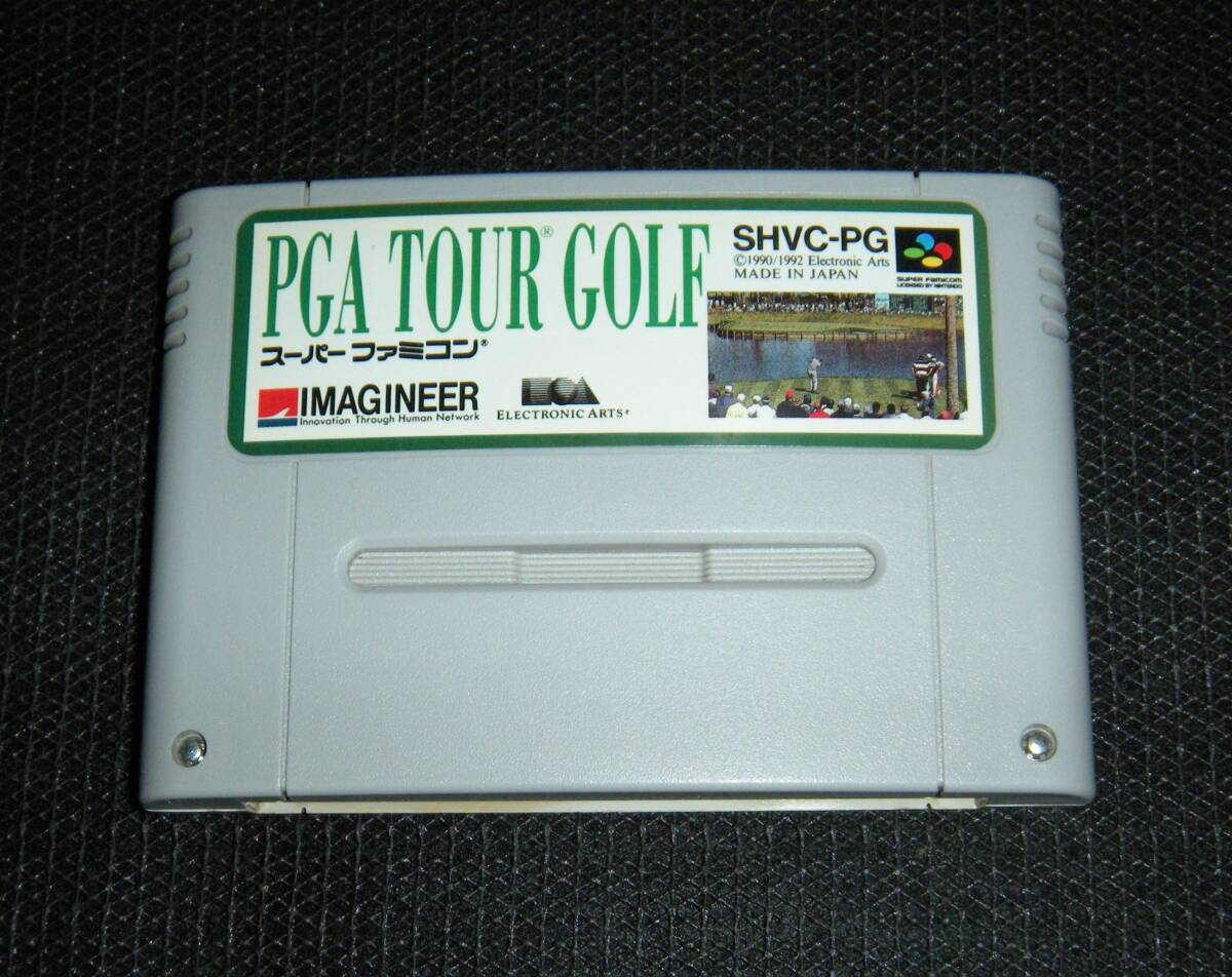 即決　SFC　PGA TOUR GOLF　ツアーゴルフ　作動確認済　2　同梱可　クリーニング済_画像1