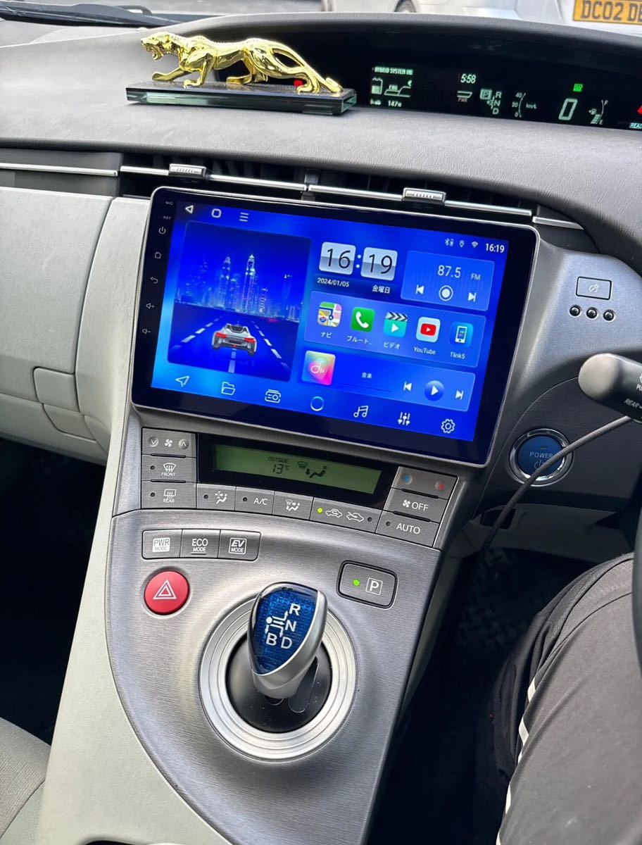 プリウス30 androidナビ10.33インチ android navi, android auto, apple carplay, AHDバックカメラ付き．の画像1