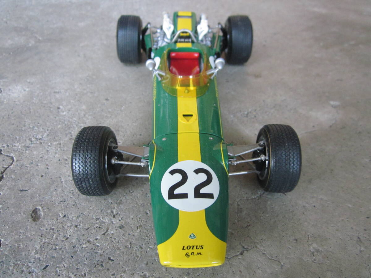 モデルファクトリーヒロ★1/20 ロータス 43 BRM 1966 #22 J・クラーク★塗装済完成品_画像6