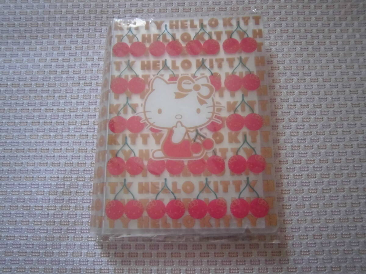 未使用品★サンリオ キティ カードファイル メモ チェリー★２００６年の画像1