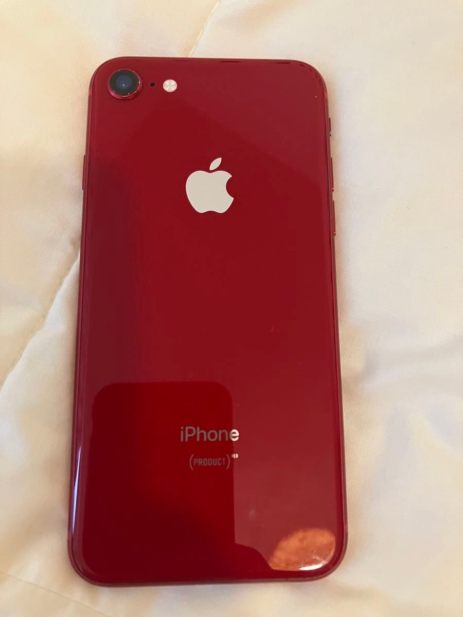 iPhone8 64GB SIMフリー　レッド　美品