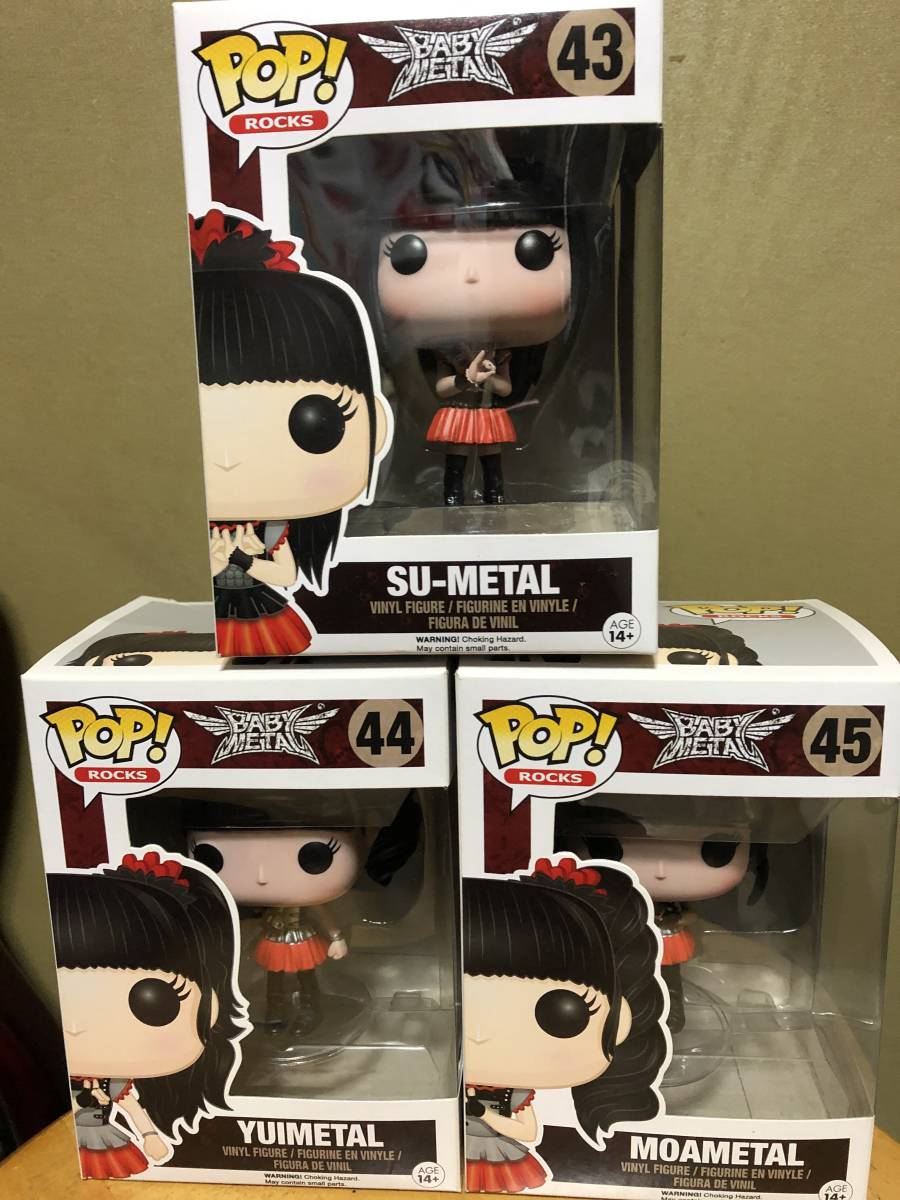 BABYMETAL FUNKO POP! Rock series 3 body set figure 