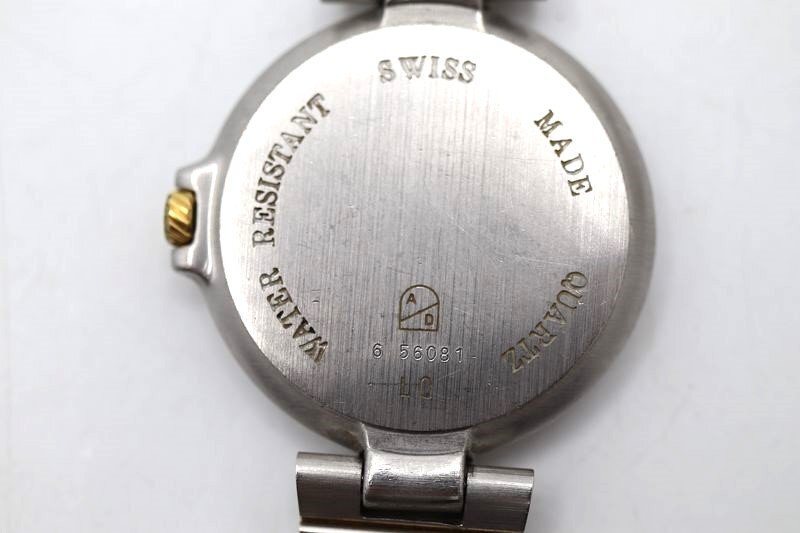 dunhill ダンヒル 時計 クォーツ/電池 デイト付 白文字盤 稼働 メンズ ステンレス ゴールドの画像5