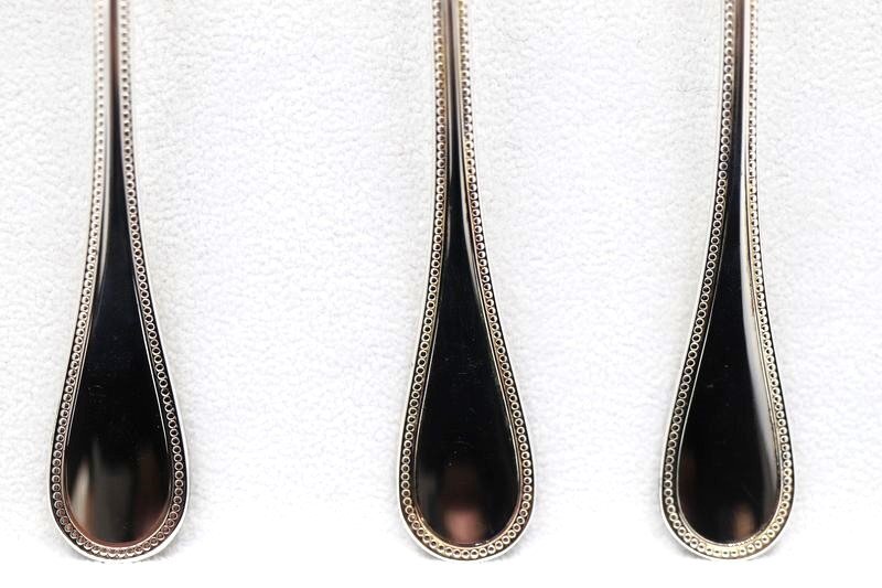 Christofle Chris to full cutlery pearl spoon 4ps.@ Fork 1 pcs Western-style tableware silver plate total 5ps.