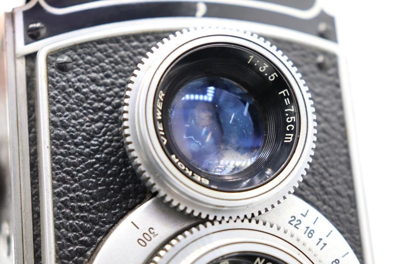 MAMIYAFLEX マミヤ 二眼レフ フィルムカメラ SEKOR 1：3.5 F＝7.5㎝ 1：3.5 F＝7.5㎝ レンズ ケース付の画像5