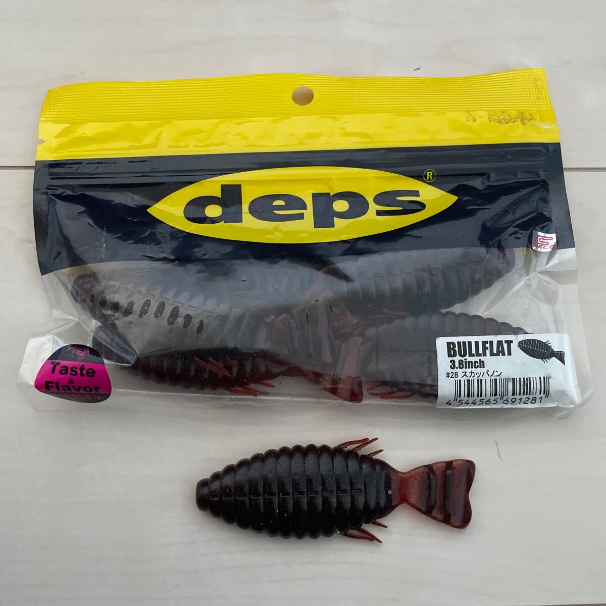 デプス☆deps☆ブルフラット3.8インチ☆6本入り