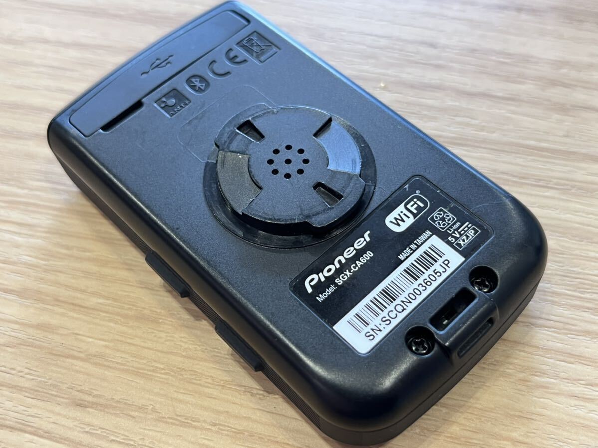 ■ほぼ未使用■Pioneer パイオニア SGX-CA600 GPS サイクルコンピューター サイコン USB充電式 ロードバイク パーツ アクセサリー P0628の画像8
