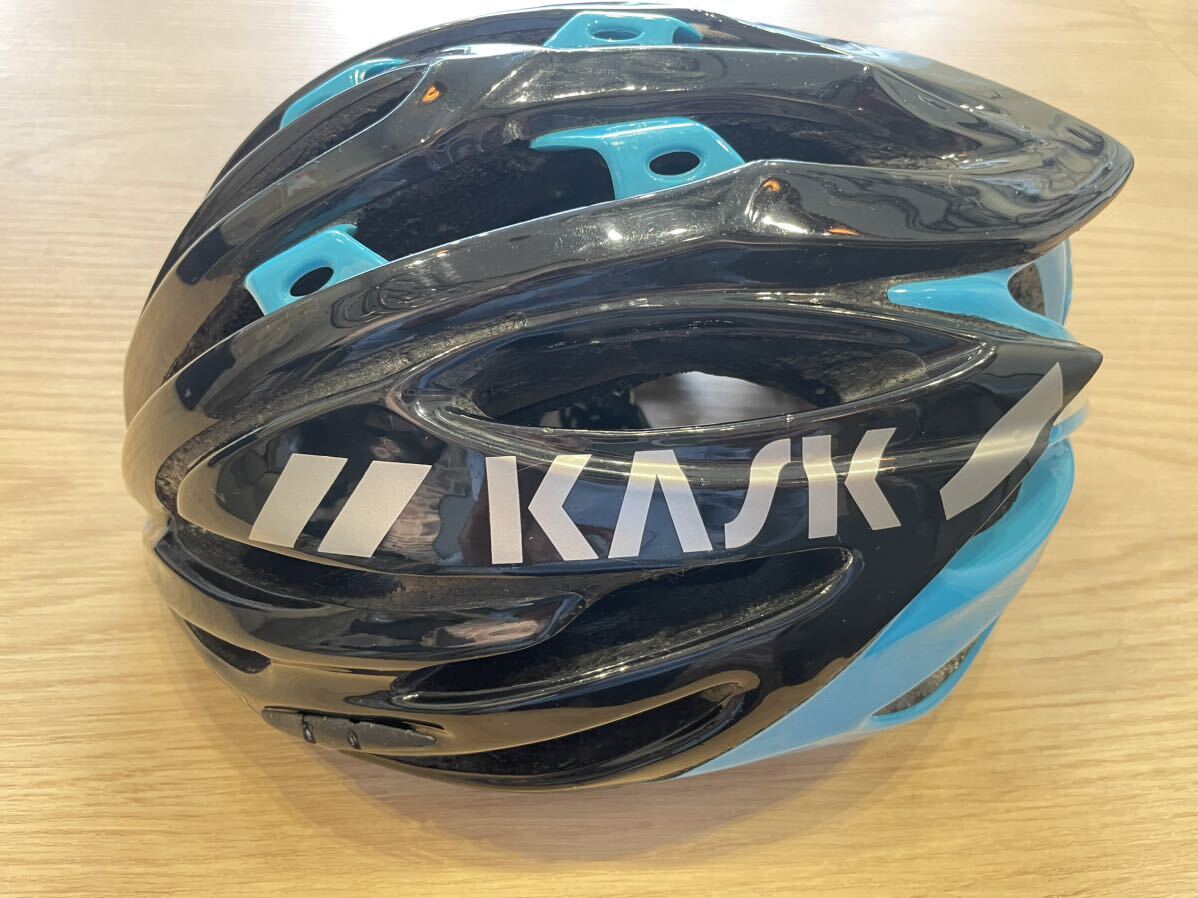 ■美品■KASK カスク VERTIGO Lサイズ 59-62cm 295g サイクルヘルメット 自転車ヘルメット ロードバイク パーツ アクセサリー P0674の画像2