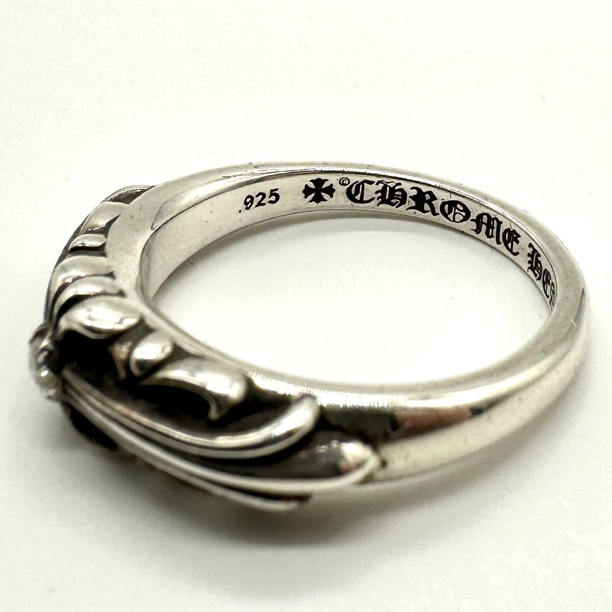 正規品◇Chrome Hearts クロムハーツ ベイビークラシック ダイヤモンド 16号 シルバー925 メンズ レディース ユニセックス_画像6