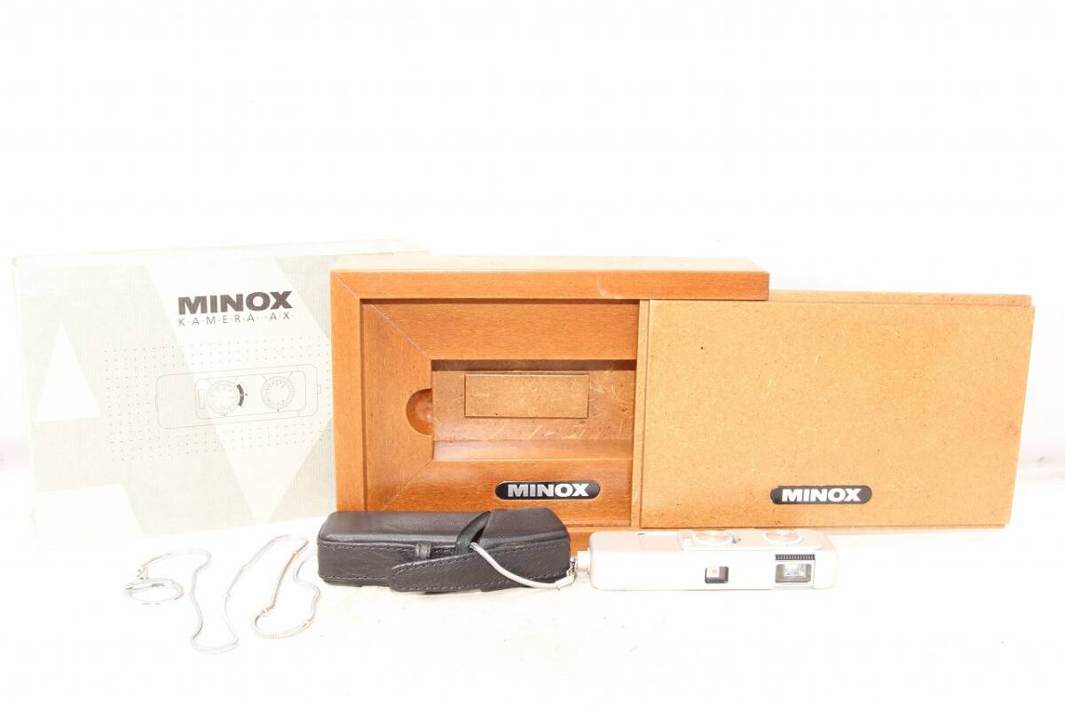 稀少☆ミノックス MINOX AX limited edition スパイカメラ 付属多数♪##9176の画像1