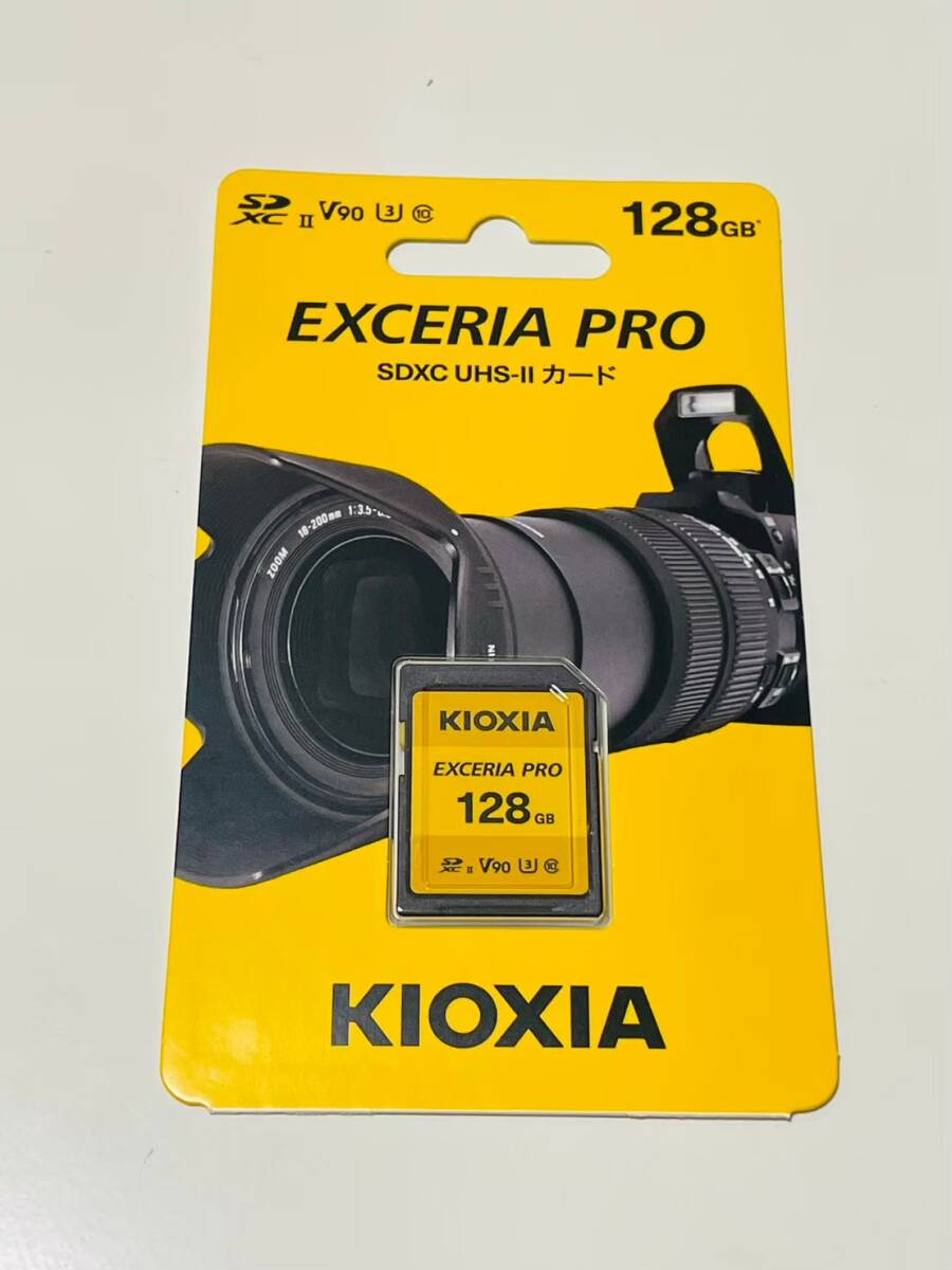 Новый неиспользованный предмет ☆ Kioxia Kioxia SDXC Card Exceria Pro 128GB KSDXU-A128G Ultra High Speed ​​SD Card ③