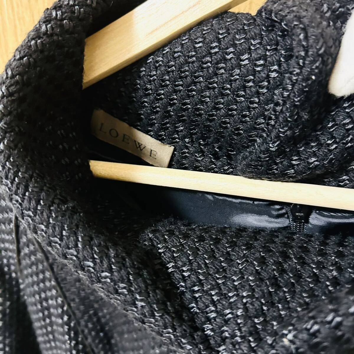 LOEWE ロエベ ワンピース ニット ニットワンピ ブラック 黒 LOEWE ロエベ ワンピース ニット ニットワンピ ブラック 黒