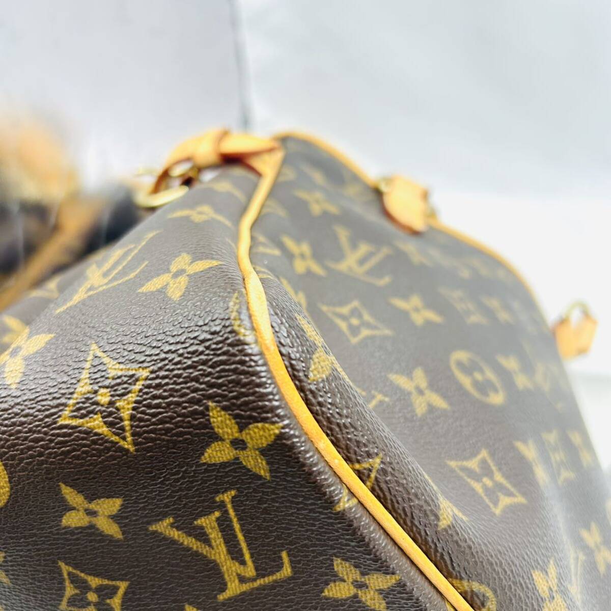 LOUIS VUITTON ルイヴィトン　バティニョール　モノグラム　バッグ　ハンドバッグ　トートバッグ　ブラウン キャンバス 