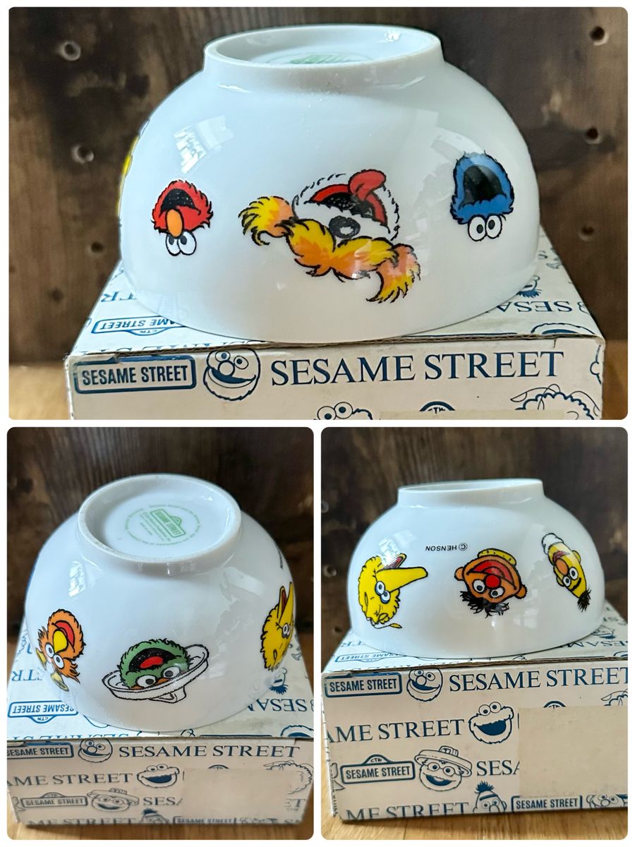 sesame street グラス 茶碗 ランチボックス　まとめ売り