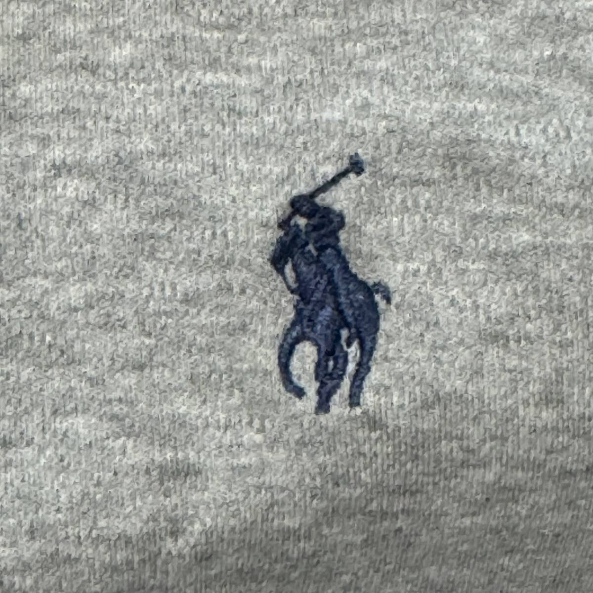  Ralph Lauren рубашка-поло Spo колено вышивка серый Polo