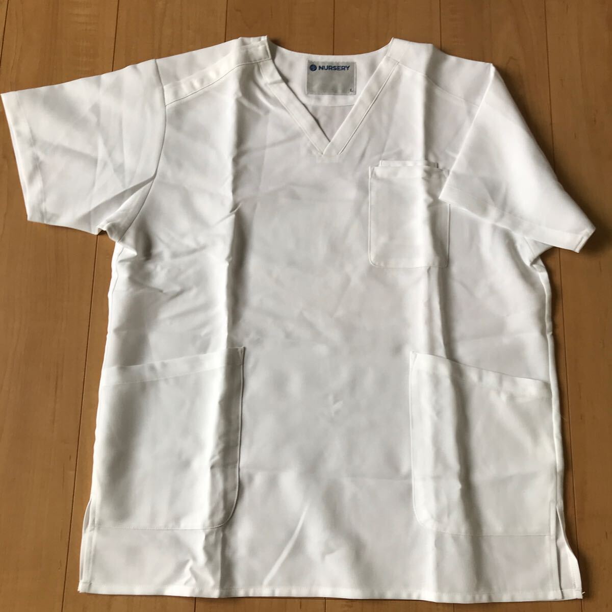 white garment nurse L size 