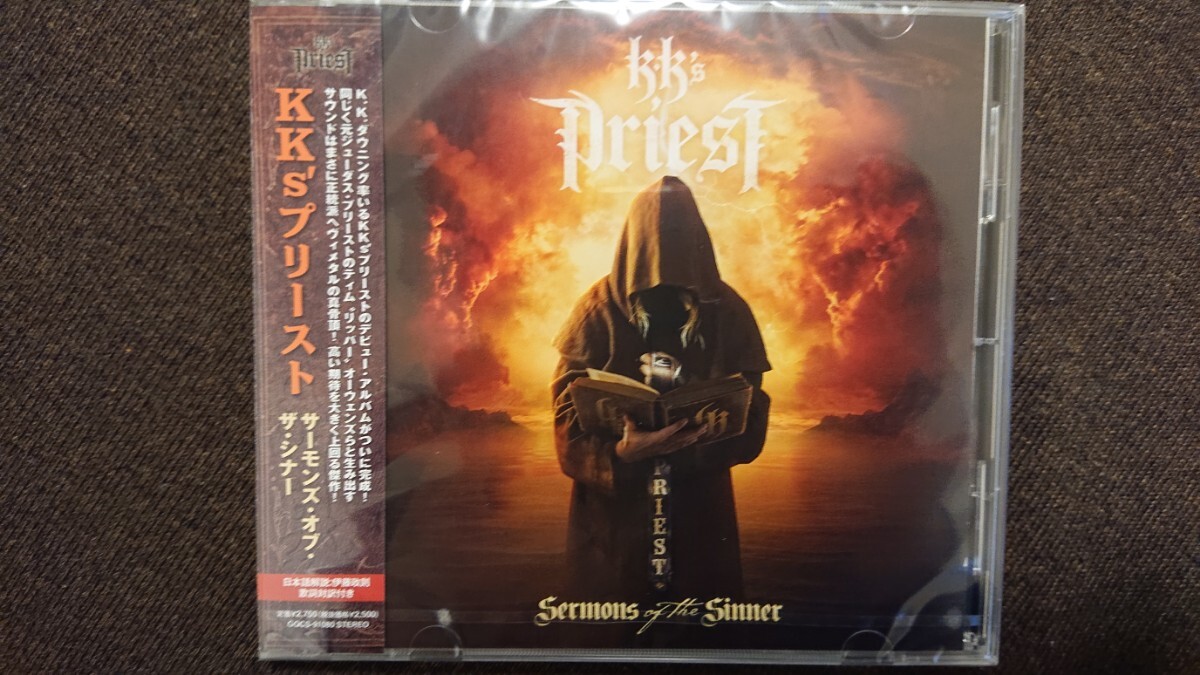 新品未開封日本盤　KK'sプリースト/サーモンズ・オブ・ザ・シナー　CD　KK's PRIEST_画像1