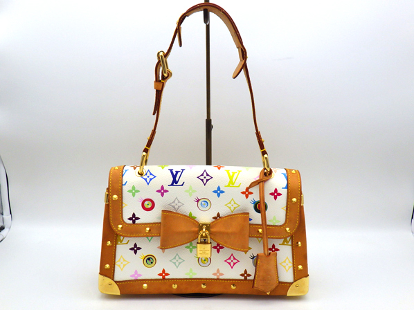 LOUIS VUITTON ルイヴィトン モノグラムマルチ アイ ミス ユー サック ラバ M92051 ハンドバッグ 肩掛け リボン_画像1